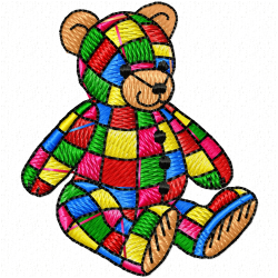 Teddy Embroidery Design 2